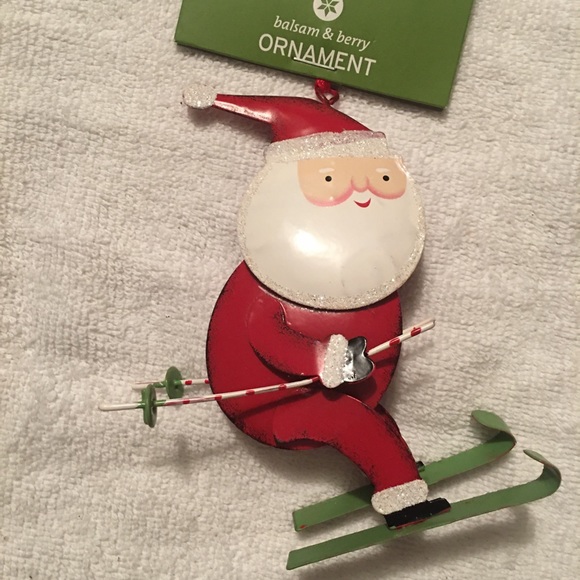 Other - NWT Santa Skiing Ornament
